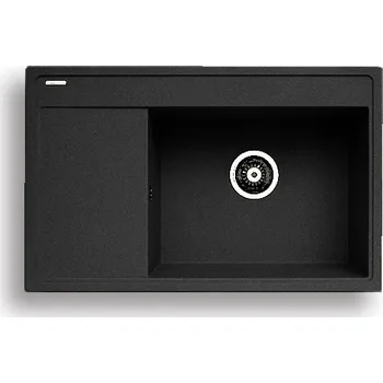 Nerezový dřez Pyragranitový dřez CAMEA 1B 1D RH (79x50) black