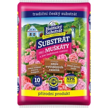 Substrát Substrát FORESTINA HOŠTICKÝ pro muškáty 10l