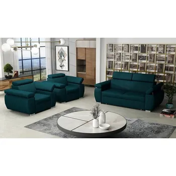 Sedací souprava Falco Sedací souprava Bodie 3+1+1 tyrkysová, Kronos 4