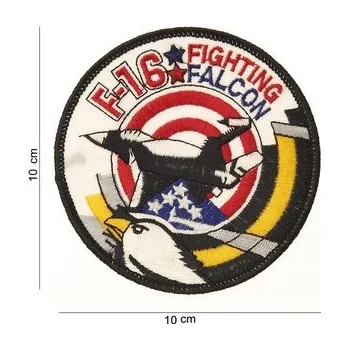 Nášivka textilní 101 Inc F-16 Fighting Falcon USA - barevná