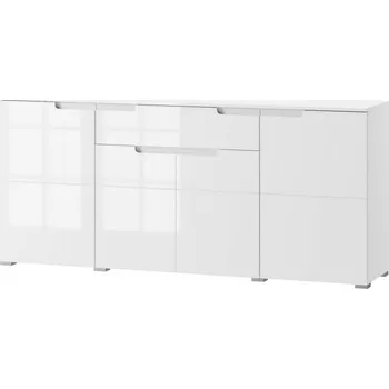 Komoda Komoda SELENE 36, 4D1S bílá lesk