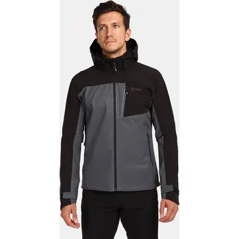 Pánská softshellová bunda Kilpi Ravio-M Barva: tmavě šedá 2, Velikost: XL