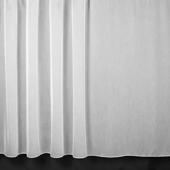 Záclona Voálová záclona 43200, rybí kost, s olůvkem, bílá, výška 200cm ( v metráži)