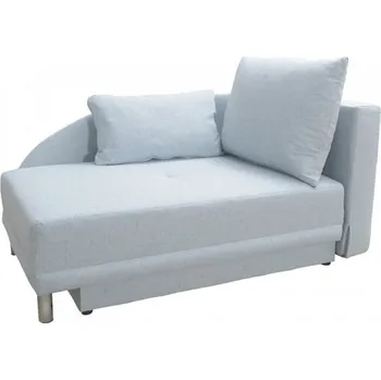 Pohovka Rozkládací pohovka LAUREL, s úložným prostorem, pravá, světlemodrá