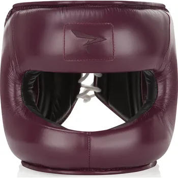 Chránič hlavy na box a bojový sport Helma Phenom FSHG-250 s rámem - vínová