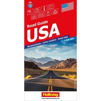 USA Strassenkarte 1:3,8 Mio. Road Guide No 12 - Hallwag Kümmerly+Frey AG