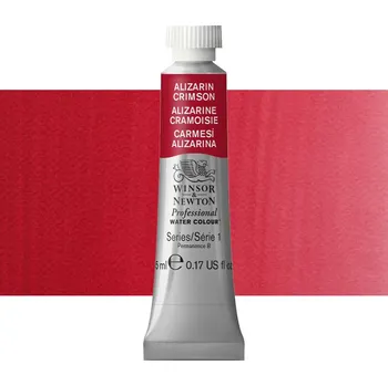 Vodová barva Akvarelová barva Winsor & Newton Professional, 5ml - Alizarin Crimson