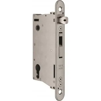 zadlabací zámek LOCINOX Zámek s hákem z nerezové oceli, odskok 60 mm, vrub 77 mm, rozteč 92 mm, pro montáž do dřeva EIGHTYLOCK-W