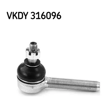 Čep řízení Hlava příčného táhla řízení, , SKF, VKDY 316096