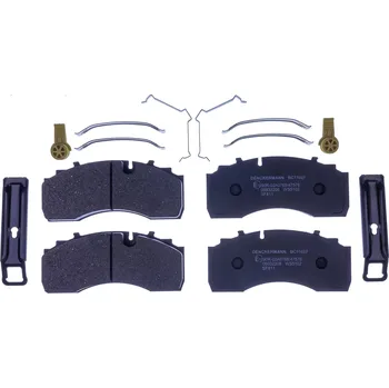 Brzdový systém Sada brzdových destiček, kotoučová brzda, , DENCKERMANN, BC11027