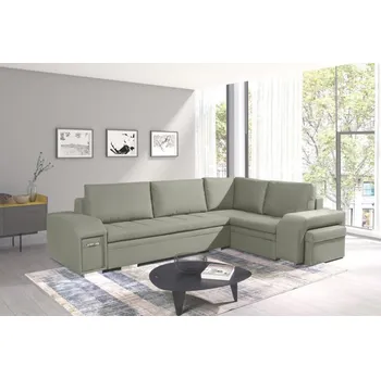 Sedací souprava Falco Rohová sedací souprava Alana, rozkládací s úložným prostorem, pravá, zelená Inari 35