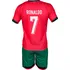 Dětský fotbalový dres s podkolenkami Ronaldo Portugalsko