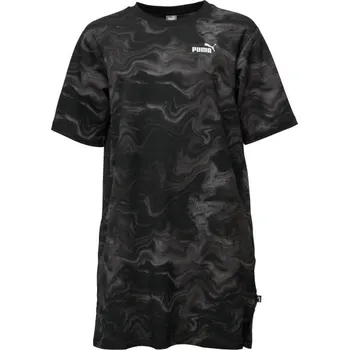 Dámské šaty Dámské šaty Puma ESSENTIALS LOGO DRESS TR M Černá, Bílá