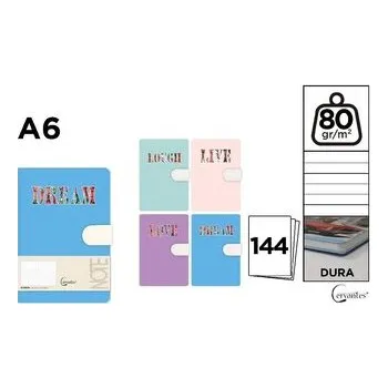 Set školních potřeb Notatnik A5/144K z zamknięciem na magnes dream MIX