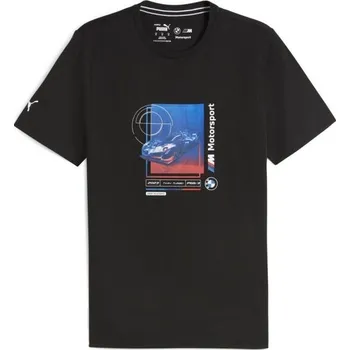 Pánské tričko Pánské triko Puma BMW M MOTORSPORT CAR GRAPHIC TEE 2 S Černá, Mix