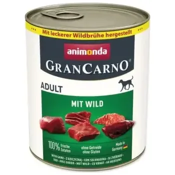 Krmivo pro psa Konzerva Animonda Gran Carno Adult se zvěřinou 800g
