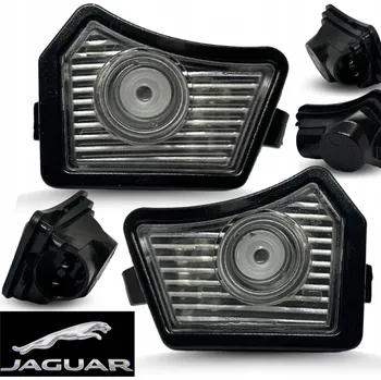 Auto-moto Interlook ML-JG | LED projektor s logem namontovaný v bočním zrcátku | Hologram Jaguar | Vítejte logo