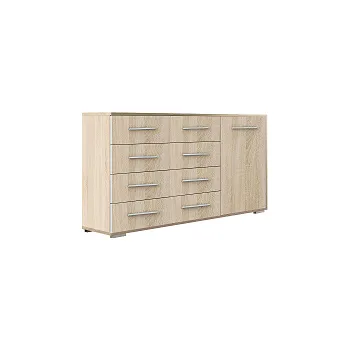 Komoda FRANCESKO MAXI 1D4S - komoda lamino CELÁ dub sonoma (Frida1D4S -02 SS=3balíky)(IZ) (K150)