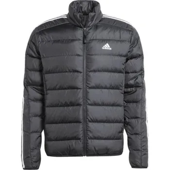 Pánská móda Pánská péřová bunda adidas 3-STRIPES JACKET XL Černá, Bílá