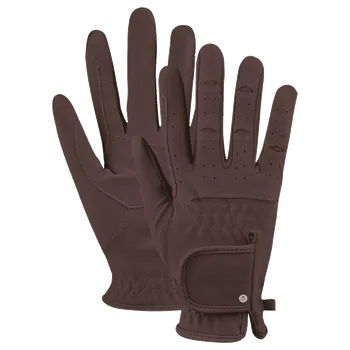 Jezdecké rukavice Jezdecká rukavice ELT, hnědá , L