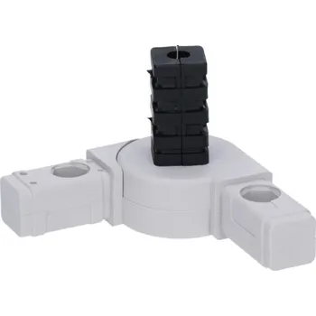 Stavební profil Plastová spojka profilů, pohyblivá o 180°, rohový tvar, pro profil 25x25x2