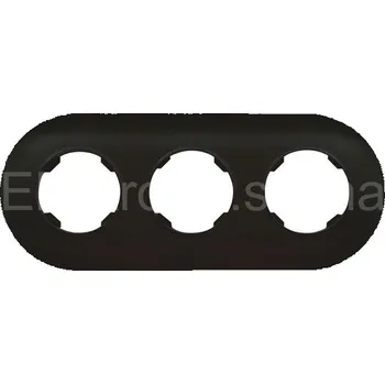 SEU5003B 3rám černá kulatá SOUL DPM