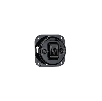 vypínač VINTAGE vypínač 7 křížový černá bez rámečku K1-R140QXB keramika