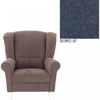 Křeslo AVA JIM XXL Čalúnená časť SORO 97 KRESLO XXL