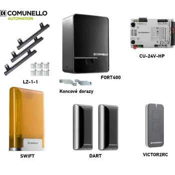Pohon brány Sada pohonu pro posuvnou bránu do 400 kg, Comunello FORT400 (F)