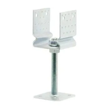 Tesařské kování Kotvící patka tvar U s prolisem s podstavou šroubovací 60 (TK-81P16)