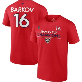 Fanatics Pánské tričko Aleksander Barkov #16 Florida Panthers NHL 2024 Stanley Cup Champions Authentic Pro Name & Number Velikost: M