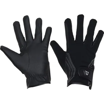 Jezdecké rukavice Jezdecké rukavice-Burfy, M - Černá