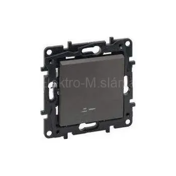 vypínač LEGRAND 863411 vypínač 1 podsvětlený ocel STEP NILOE