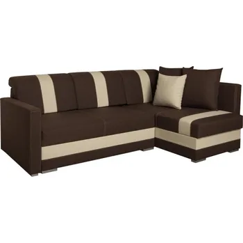 Sedací souprava Falco Rohová sedací souprava Alba, rozkládací s úložným prostorem, pravá, Inari 28/Eko Ecru