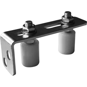 Horní vedení brány se dvěma nylonovými válečky 30x40 mm, ZN