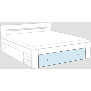 Postel Čelo k posteli REA LARISA UP 180x200, čílko 2, BLUE