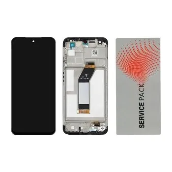 Dotyková deska Xiaomi Redmi 10 + LCD s rámečkem black SERVICE PACK