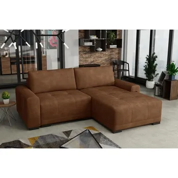 Sedací souprava Falco Rohová sedací souprava Manon UNI rozkládací s úložným prostorem, hnědá Country 08