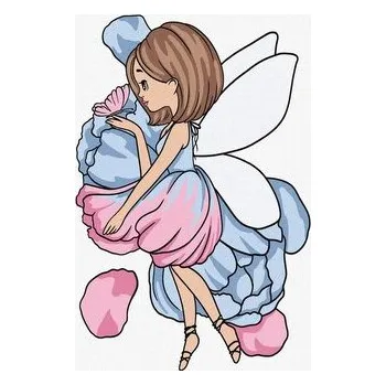 Set školních potřeb Malowanie po numerach - Delikatna czarownica Kids