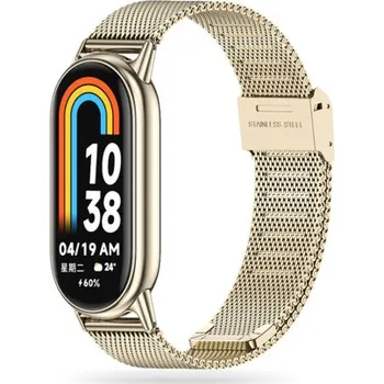 Řemínek na hodinky Tech-Protect | Tech-Protect Milanese reminek na Xiaomi Smart Band 8 / 9, starlight