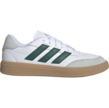 Pánská obuv Pánské tenisky adidas COURTBLOCK 10.5 Bílá, Tmavě zelená, Hnědá
