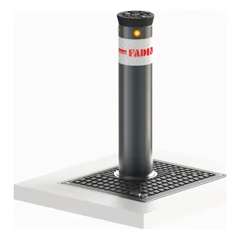 Plotový sloupek FADINI Coral automatický výsuvný sloupek o průměru 100 mm, antracit 500 (FAD-CORAL-1054L-A)