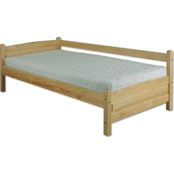 Postel Masivní postel KL-133, 90x200, borovice, výběr moření Barva: moření dub