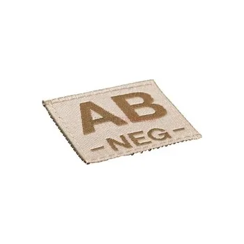Nášivka Nášivka Claw Gear Bloodgroup AB NEG - desert