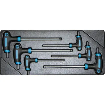 Klíč AHProfi Sada T klíčů IMBUS ve výplni dílenského vozíku, 6 dílů - VV006TI01