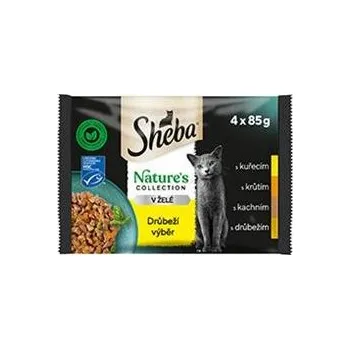 Krmivo pro kočku Sheba kapsa Nature drůbeží výběr 4x85g