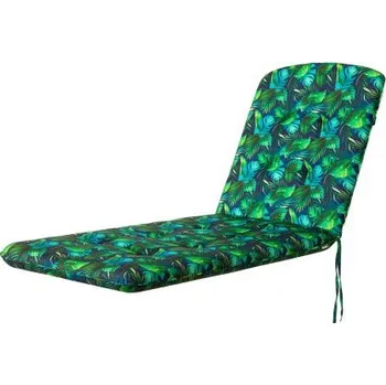 Polštář Polštář na lehátko BEATRIZ modré listí