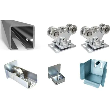 Pohon brány Sada pro výrobu samonosných posuvných vrat do šířky průjezdu 4,5 m 70×70×4mm (SADA-01K)