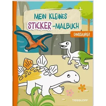 První čtění Mein kleines Sticker-Malbuch. Dinosaurier - Kiel, Alberta