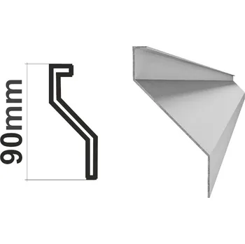 Plot Pozinkovaná plotová lamela ve tvaru Z, do velikosti profilu M, půdorys M2, délka 3 m